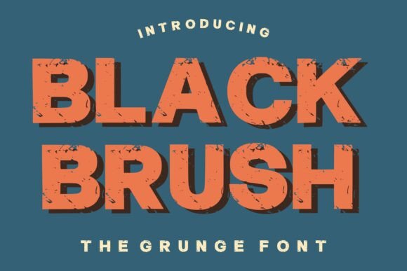 Black Brush: A Bold Typeface for Authentic Branding