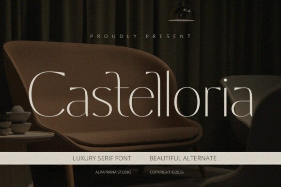 Castelloria: A Serif Font with a Modern Edge