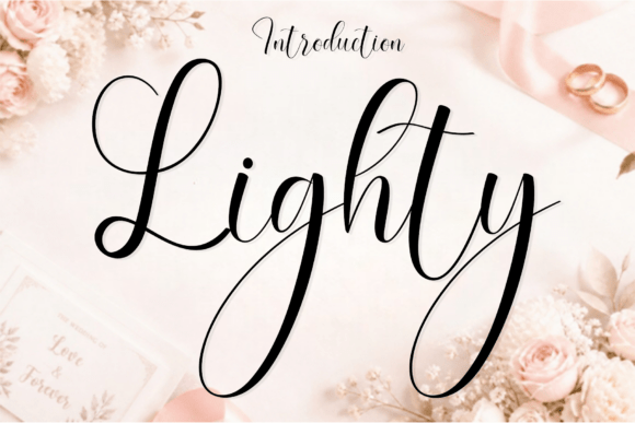Discover Lighty: The Modern Script Font for Elegant Design