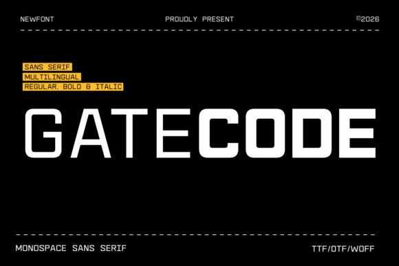 Gatecode: The Modern Monospace Font for Digital Creators