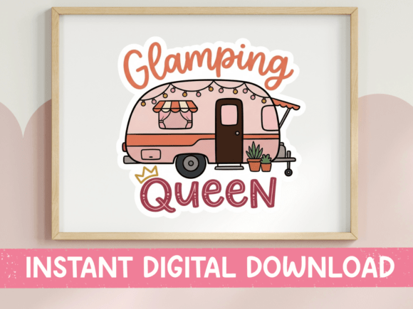 Glamping Queen Camper Trailer: A Font for Effortless Style