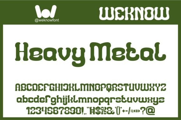 Heavy Metal: The Retro-Modern Display Font with Attitude
