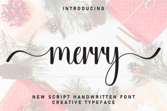 Meet Merry: The Handwritten Typeface with a Heart