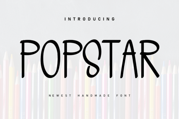 Popstar: The Handwritten Font with a Relaxed, Sporty Vibe