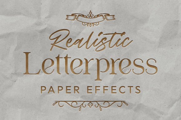 Realistic Letterpress Effect Mockup: Adding Tactile Depth
