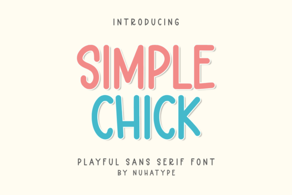 Simple Chick: The Minimalist Font for Authentic Design