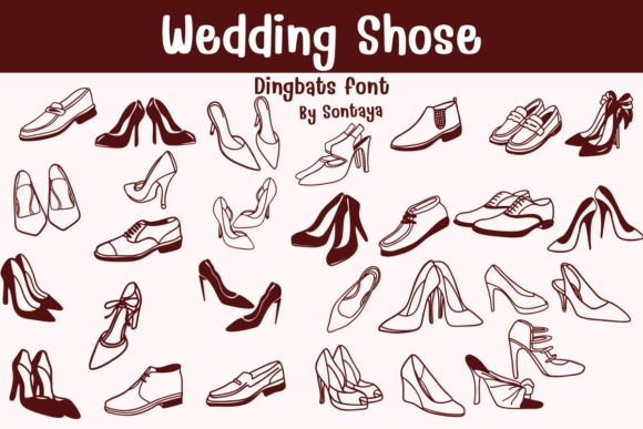Wedding Shoes: A Creative Font for Modern Designers